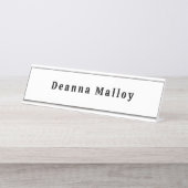 名前をカスタムするプレートとデスクシンボルや象徴 デスクネームプレート (正面)