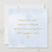 名前をカスタムするベア浮気球赤ちゃんシャワー (裏面)