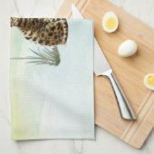 名前をカスタムするベンガルキャットペット キッチンタオル (四つ折り)