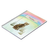 名前をカスタムするベンガルキャットペット ノートブック (左側)