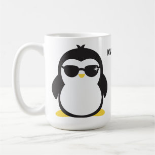 名前をカスタムするペカッコいいンギンマグ コーヒーマグカップ