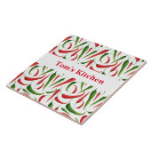 名前をカスタムするペッパーズトリベットタイル タイル (側面)