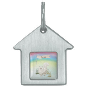 名前をカスタムするペルシャ猫ペット ペットネームタグ