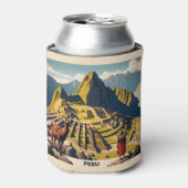 名前をカスタムするペルーマチュピチュ 缶クーラー (缶正面)
