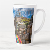 名前をカスタムするペルーラマ カフェラテマグ (右)