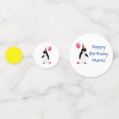 名前をカスタムするペンギン表紙吹雪 コンフェッティ (正面)