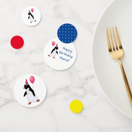 名前をカスタムするペンギン表紙吹雪 コンフェッティ (グループ)