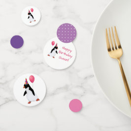 名前をカスタムするペンギン表紙吹雪 コンフェッティ