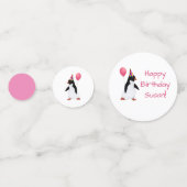 名前をカスタムするペンギン表紙吹雪 コンフェッティ (正面)