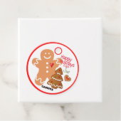 名前をカスタムするホリデークッキーメッセージカード フェイバータグ (インサイチュ)