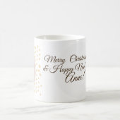 名前をカスタムするホリデーマグ、かわいい子犬 コーヒーマグカップ (中央)