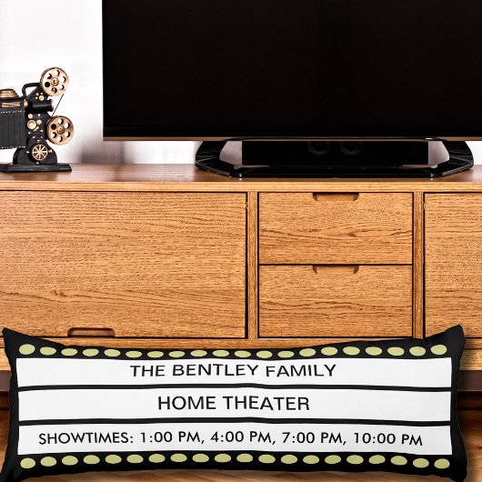 名前をカスタムするホームムービーシアターマーキーパーソナル ボディピロー