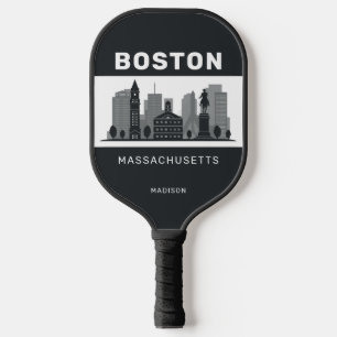 名前をカスタムするボストンマサチューセッツ ピックルボールラケット