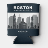 名前をカスタムするボストンマサチューセッツ 缶クーラー (正面)