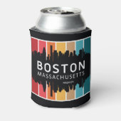 名前をカスタムするボストンマサチューセッツ 缶クーラー (缶裏面)