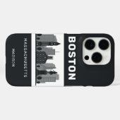 名前をカスタムするボストンマサチューセッツ Case-Mate iPhoneケース (裏面 (横))