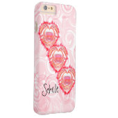 名前をカスタムするボロボロハート Case-Mate iPhoneケース (裏面/右)