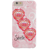 名前をカスタムするボロボロハート Case-Mate iPhoneケース (裏面)