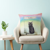 名前をカスタムするボンベイキャットペット クッション (椅子)