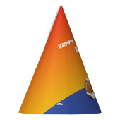 名前をカスタムするボーイ1歳バースデースポーツボール パーティーハット (左)