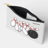 名前をカスタムするボーリングストライキ アクセサリーポーチ (見開き)