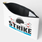 名前をカスタムするボーリングストライキ アクセサリーポーチ (見開き)