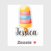 名前をカスタムするポップス シール (シート)