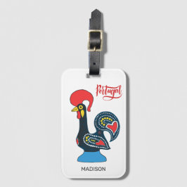 名前をカスタムするポルトゥギェスルースター ラゲッジタグ