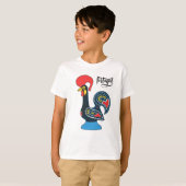 名前をカスタムするポルトゥギェスルースター Tシャツ (正面フル)