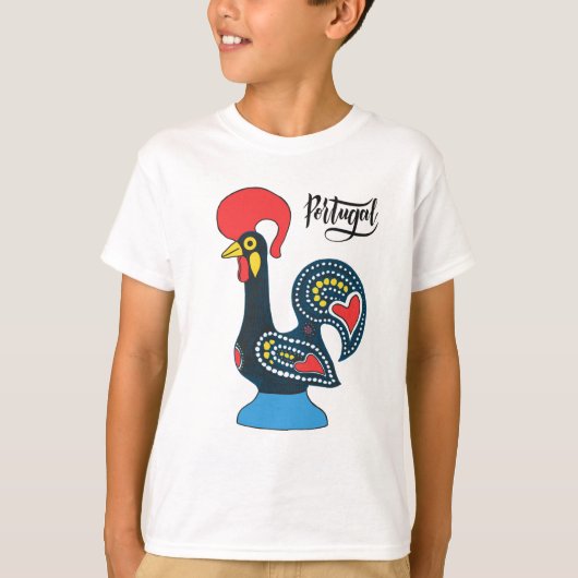 名前をカスタムするポルトゥギェスルースター Tシャツ (正面)
