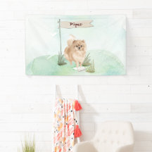 名前をカスタムするポンメラニアペットドッグ