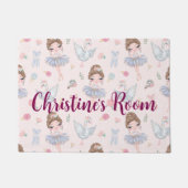 名前をカスタムするマイスウィートバレリーナ ドアマット (正面)