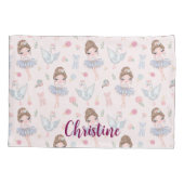 名前をカスタムするマイスウィートバレリーナ 枕カバー (裏面)