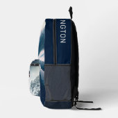 名前をカスタムするマウンテンスキーヤー プリントバックパック (右)