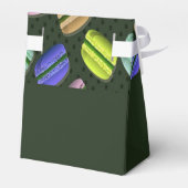 名前をカスタムするマカロン模様 フェイバーボックス (裏面サイド)