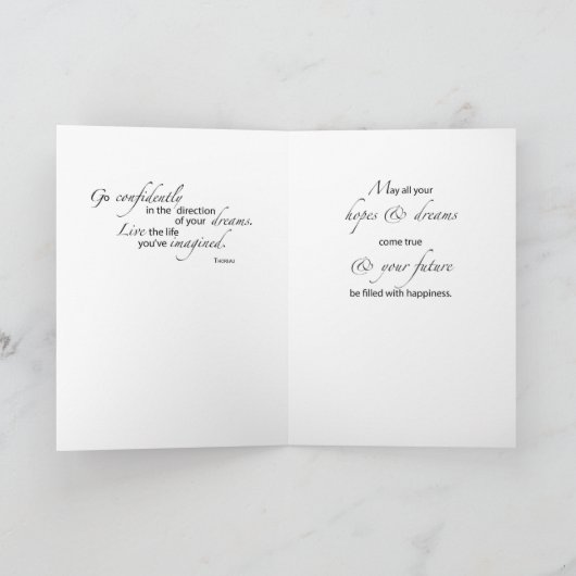 名前をカスタムするマスターズディグリーマンディスタンスブルー カード (内部)