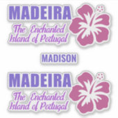 名前をカスタムするマデイラ シール (正面)