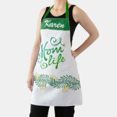 名前をカスタムするママパーソナライズされたライフ エプロン (インサイチュ)