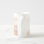 名前をカスタムするマラソンランナーギフト ボーンチャイナマグカップ (裏面)