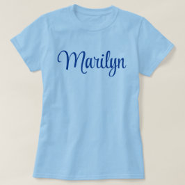 名前をカスタムするマリリン基本Tシャツ Tシャツ