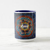 名前をカスタムするマンダラコンボマググ マグカップ (中央)