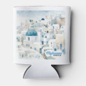 名前をカスタムするミコノスギリシャ 缶クーラー (正面)