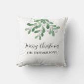 名前をカスタムするミストレトークリスマス装飾用クッション クッション (正面)