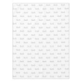 名前をカスタムするミセス・ウェディング・パーティーのテーブルクロス テーブルクロス (正面)