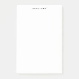 名前をカスタムするミニマルエレガント ポストイット