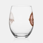 名前をカスタムするミュージカルクレフ、 音符記号注 ステムなしワイングラス (右)