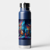 名前をカスタムするミュージカル楽器 ウォーターボトル (左面)