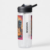 名前をカスタムするミュージカル楽器 ウォーターボトル (左面)