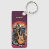 名前をカスタムするミュージカル楽器 キーホルダー (裏面)