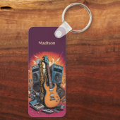 名前をカスタムするミュージカル楽器 キーホルダー (裏面)